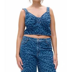 NEW BAUM UND PFERDGARTEN mekira top in blue leo